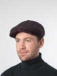 Кепка STETSON арт. 6640802 6-PANEL CAP WOOL (бордовый / синий / бежевый)